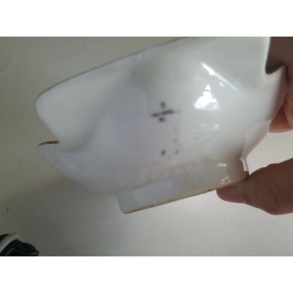 Vintage Nasco Japan Shell Porcelain dish hand painted flowers - Picture 5 of 6